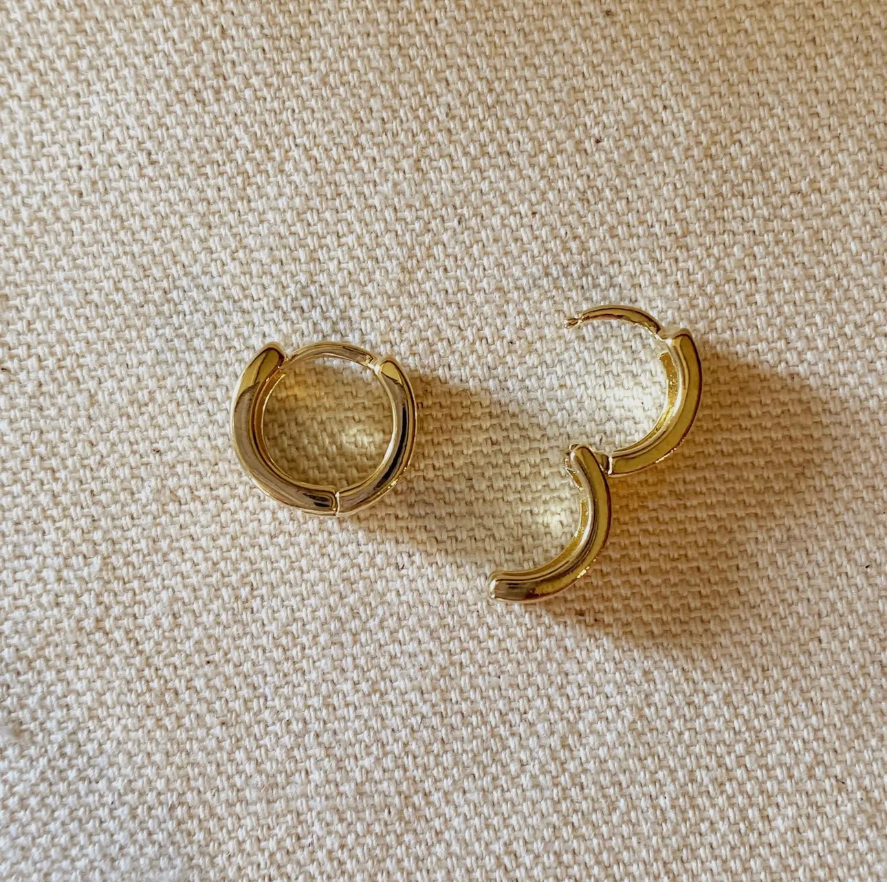 Chunky Gold Hoop