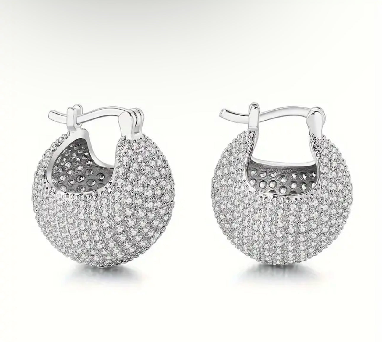 Micro Pave’ Petite Ball Earrings