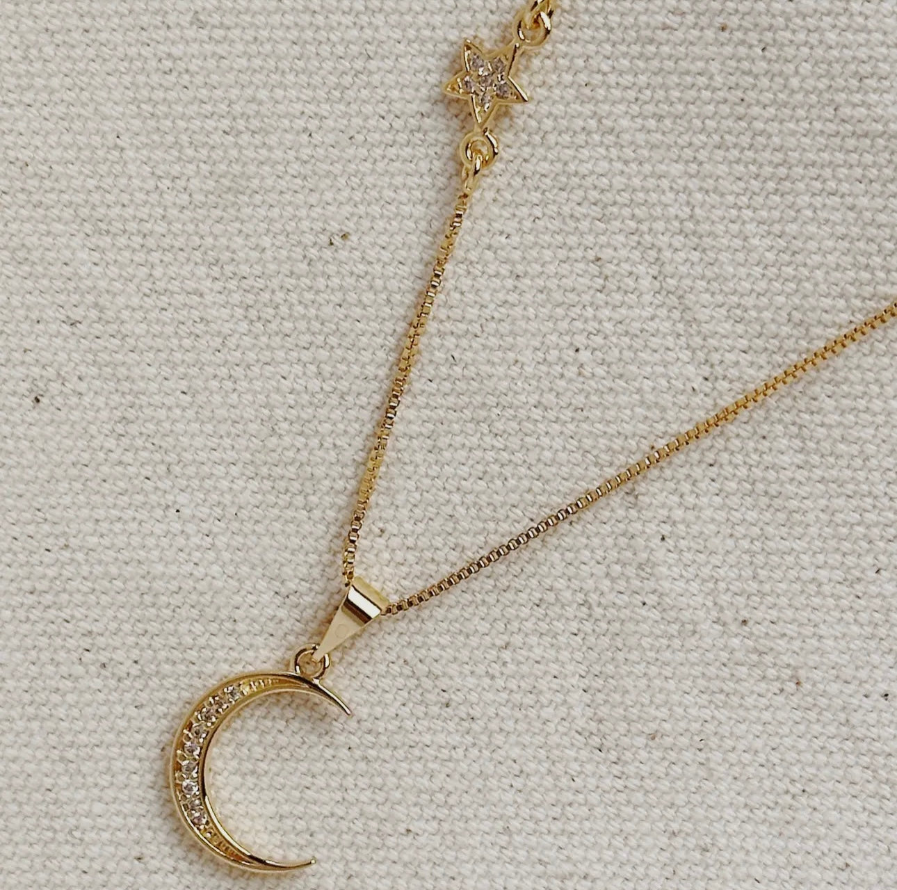 Moon & Star Necklace