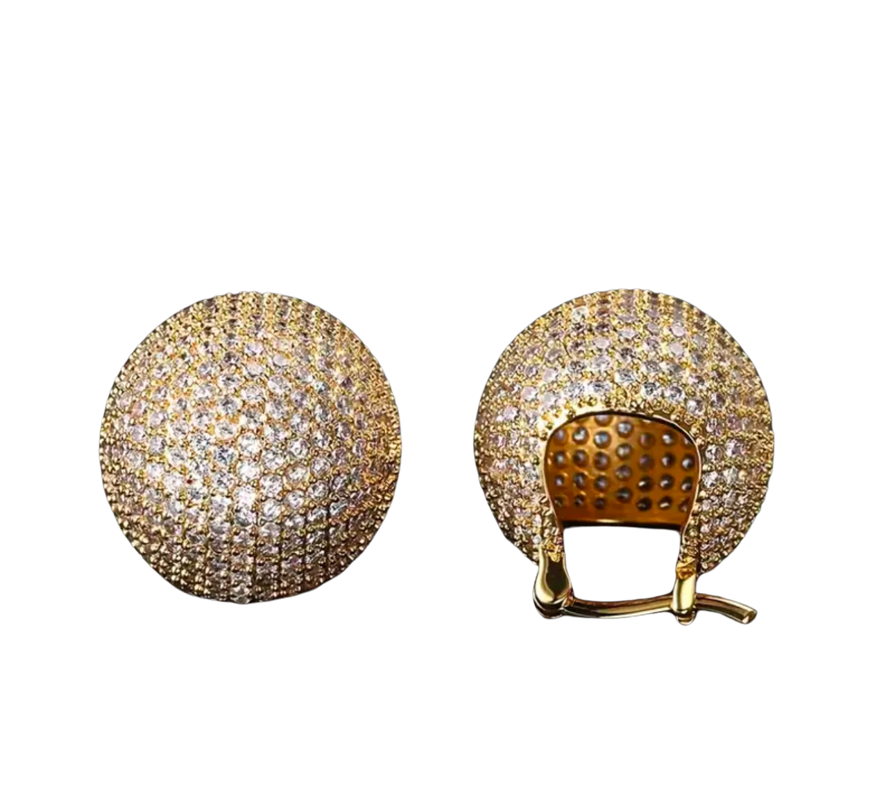 Micro Pave’ Petite Ball Earrings