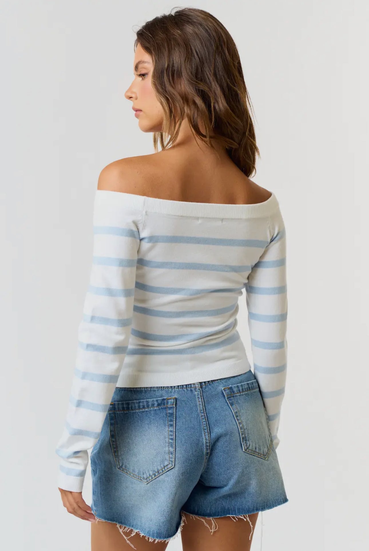 The Reese Off the Shoulder Sweater
