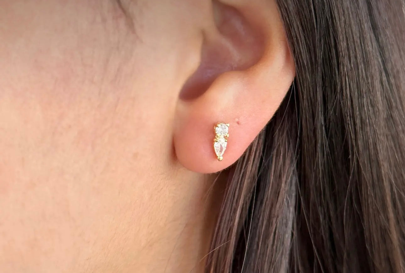 Mini Drop Stud Earring