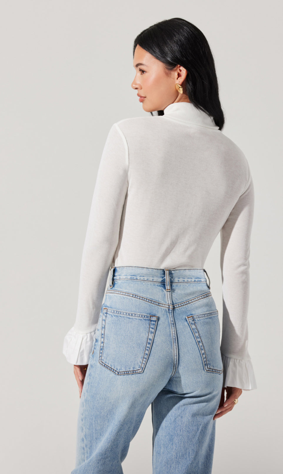 Baylee Flare Sleeve Turtleneck