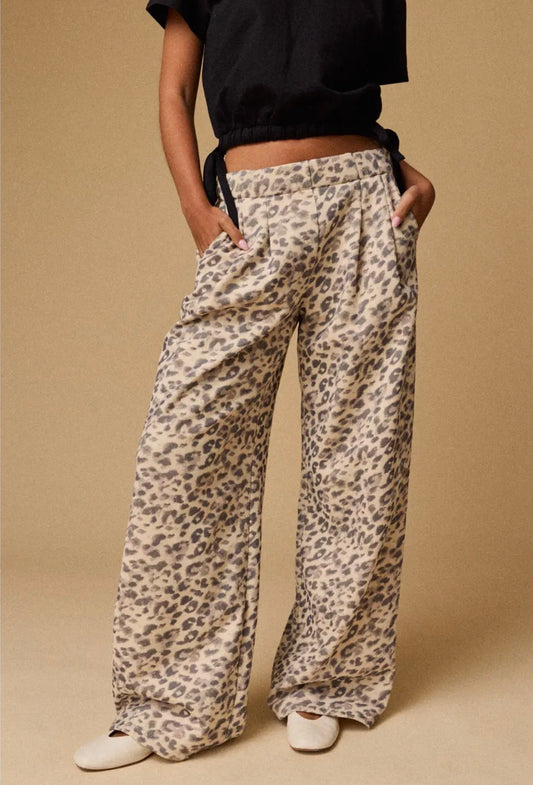 Leopard Print Trouser