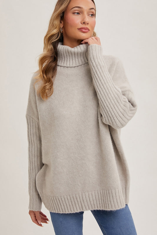 The Taylor Oversized Turtle Neck Sweater