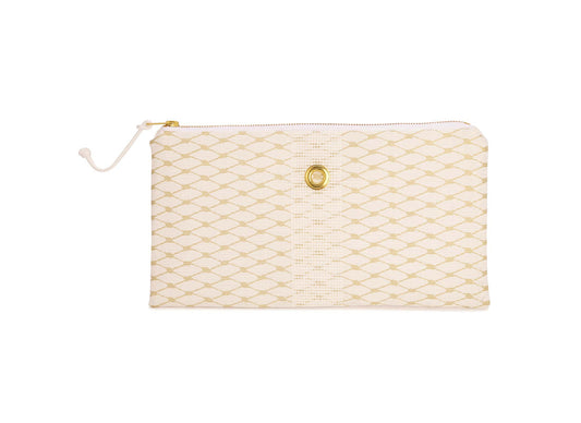 Alaina Marie Gold Metallic Mini-Clutch