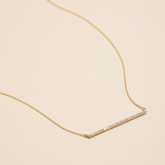 The Bar 18k Plated Gold Necklace