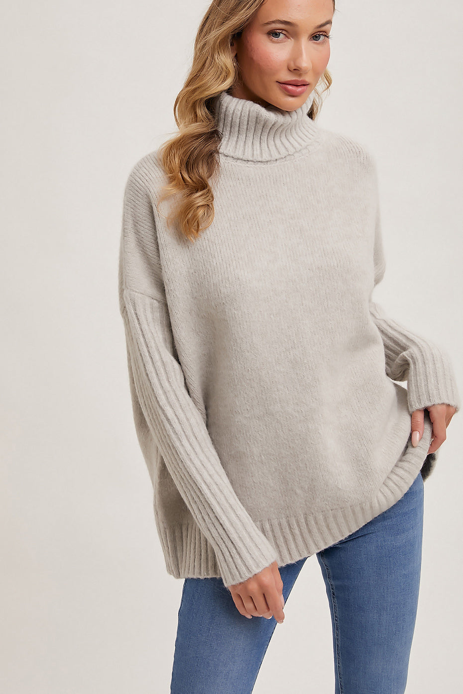 The Taylor Oversized Turtle Neck Sweater