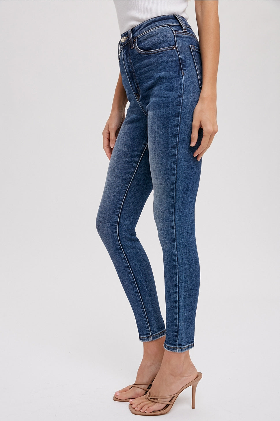 Mid-Rise Skinny Jeans