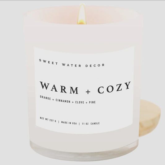 Warm & Cozy 11 oz. Soy Candle