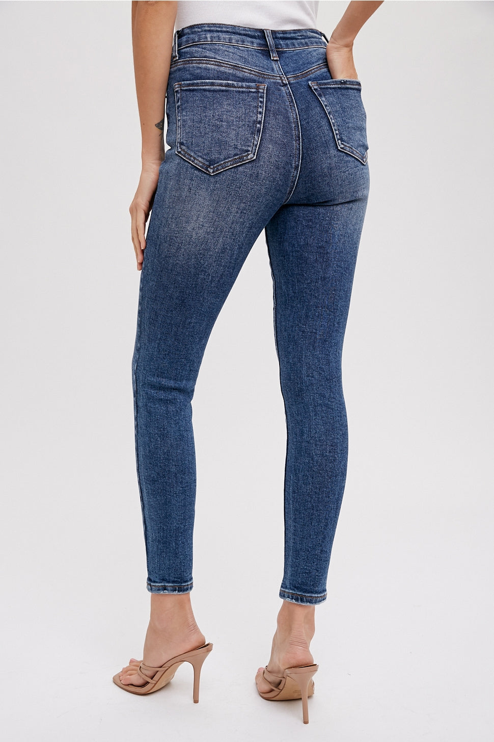 Mid-Rise Skinny Jeans