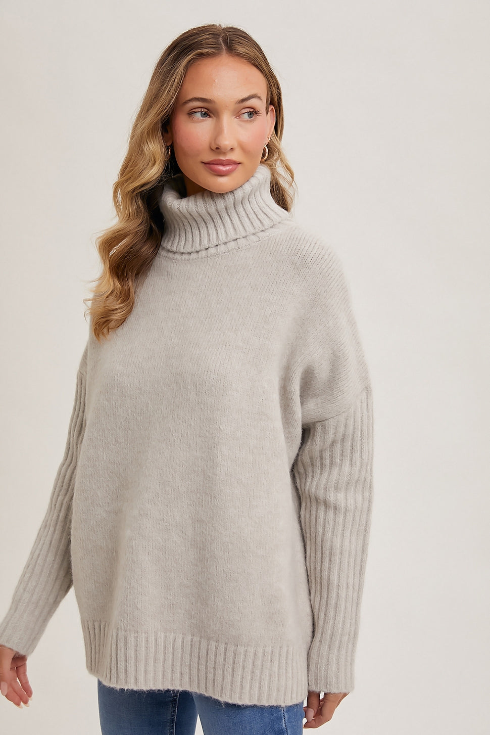 The Taylor Oversized Turtle Neck Sweater