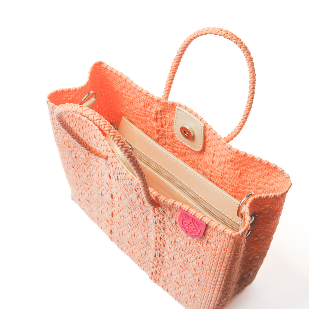 Canarias Medium Woven Crossbody Bag