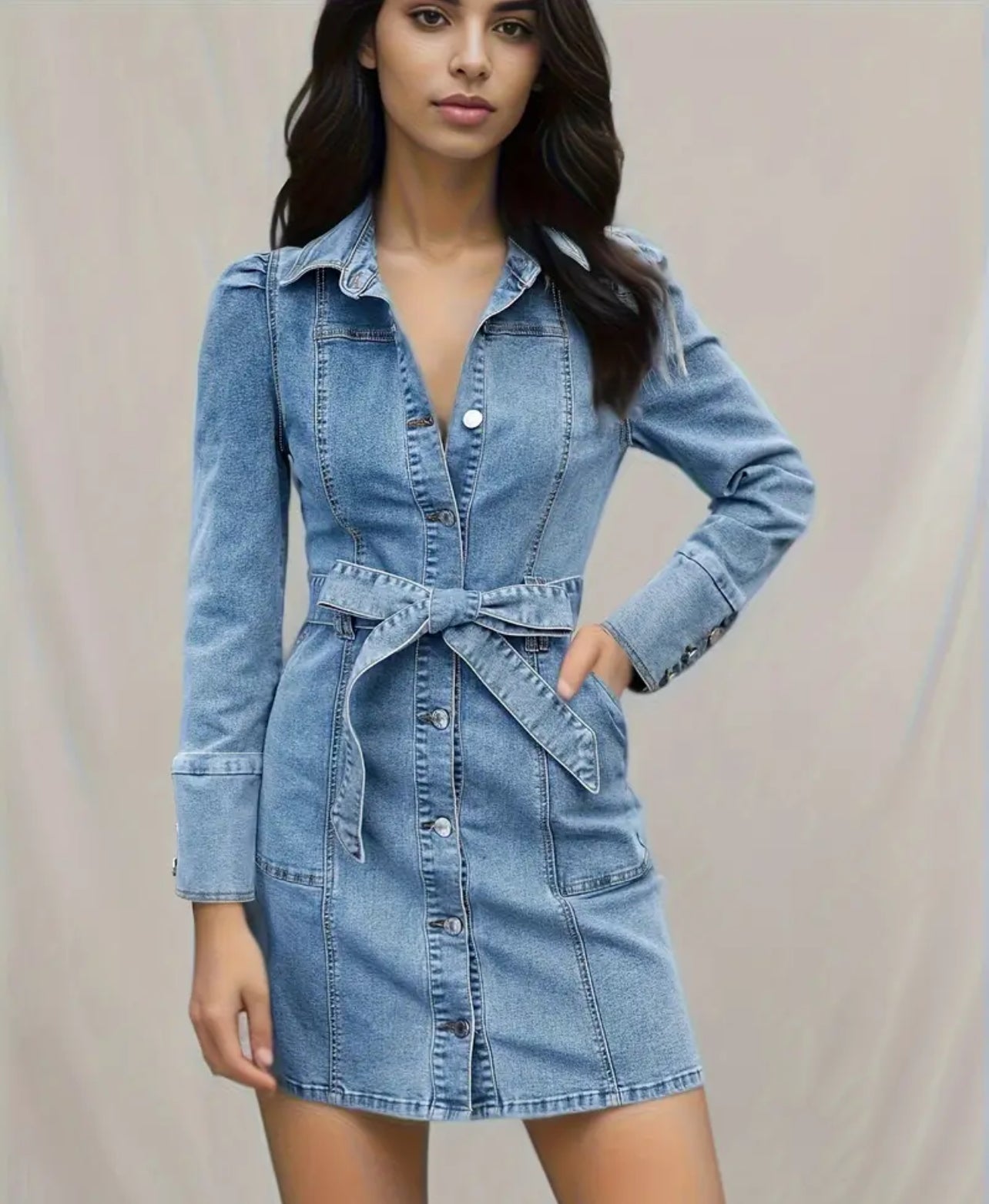 The Jessica Denim Dress