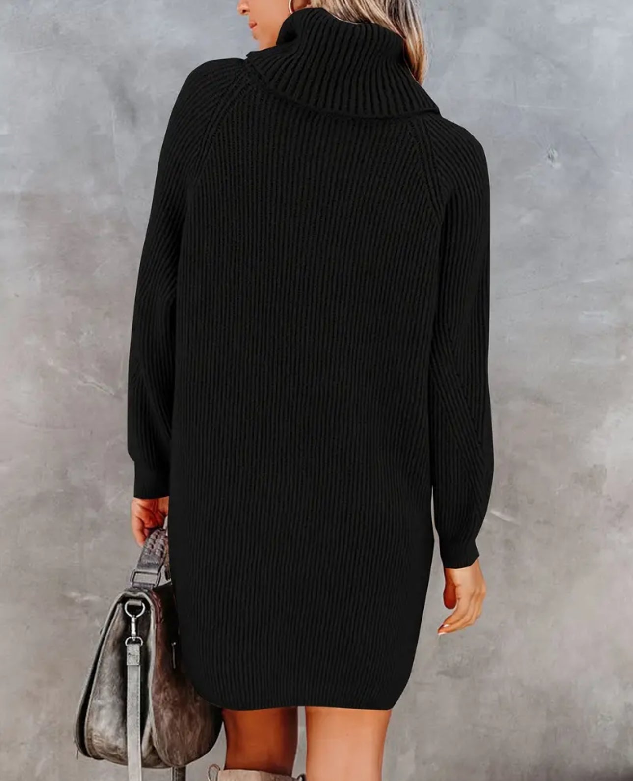 The Sloane Turtleneck Sweater Dress