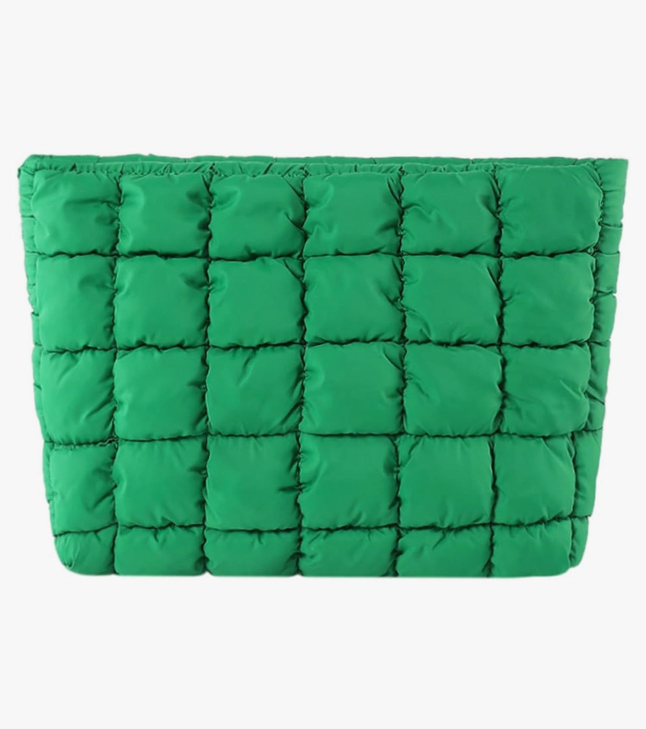 The Darcy Quilted Pouch - Kelly Green