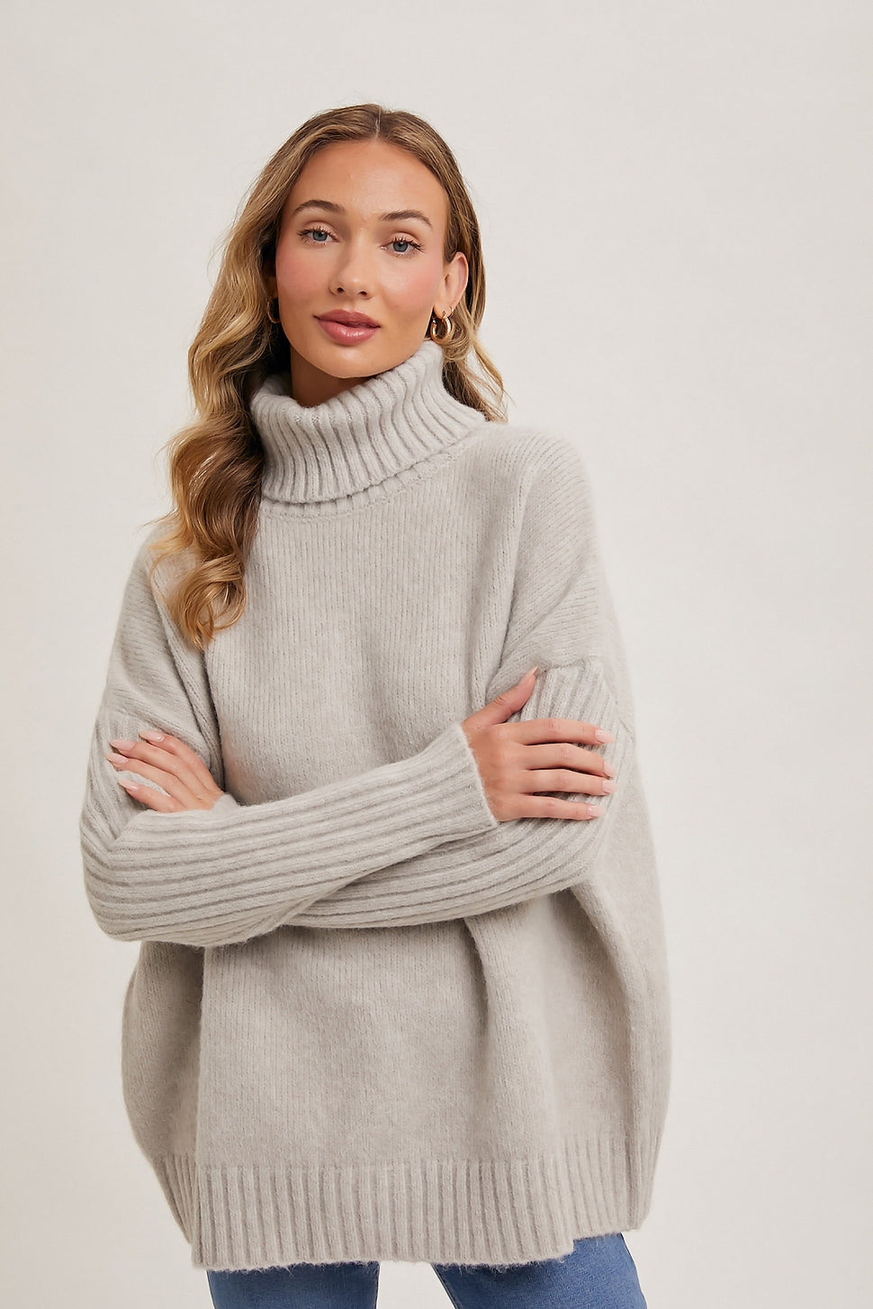 The Taylor Oversized Turtle Neck Sweater