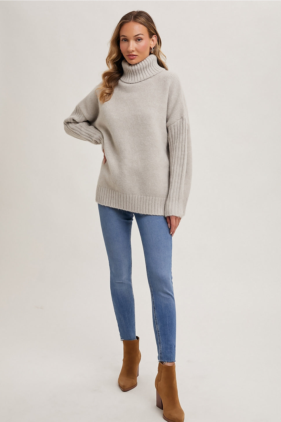 The Taylor Oversized Turtle Neck Sweater