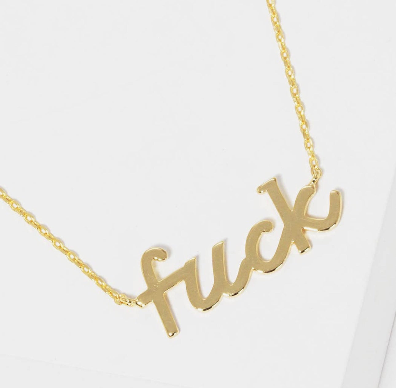 The F*CK Statement Necklace