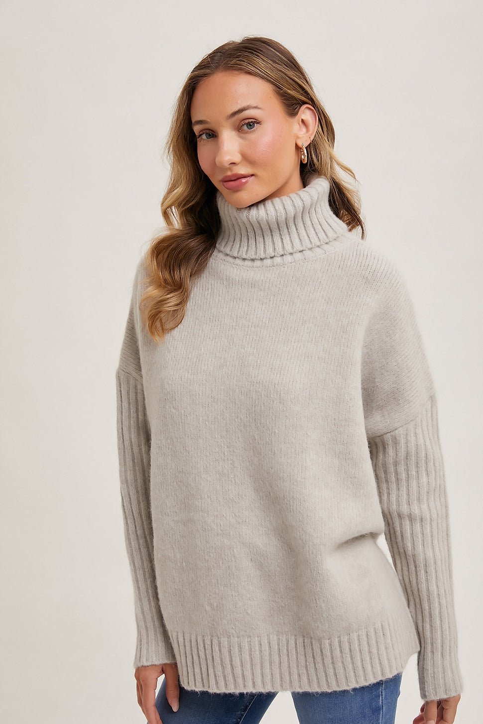 The Taylor Oversized Turtle Neck Sweater