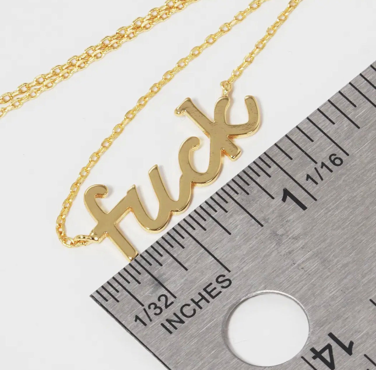The F*CK Statement Necklace
