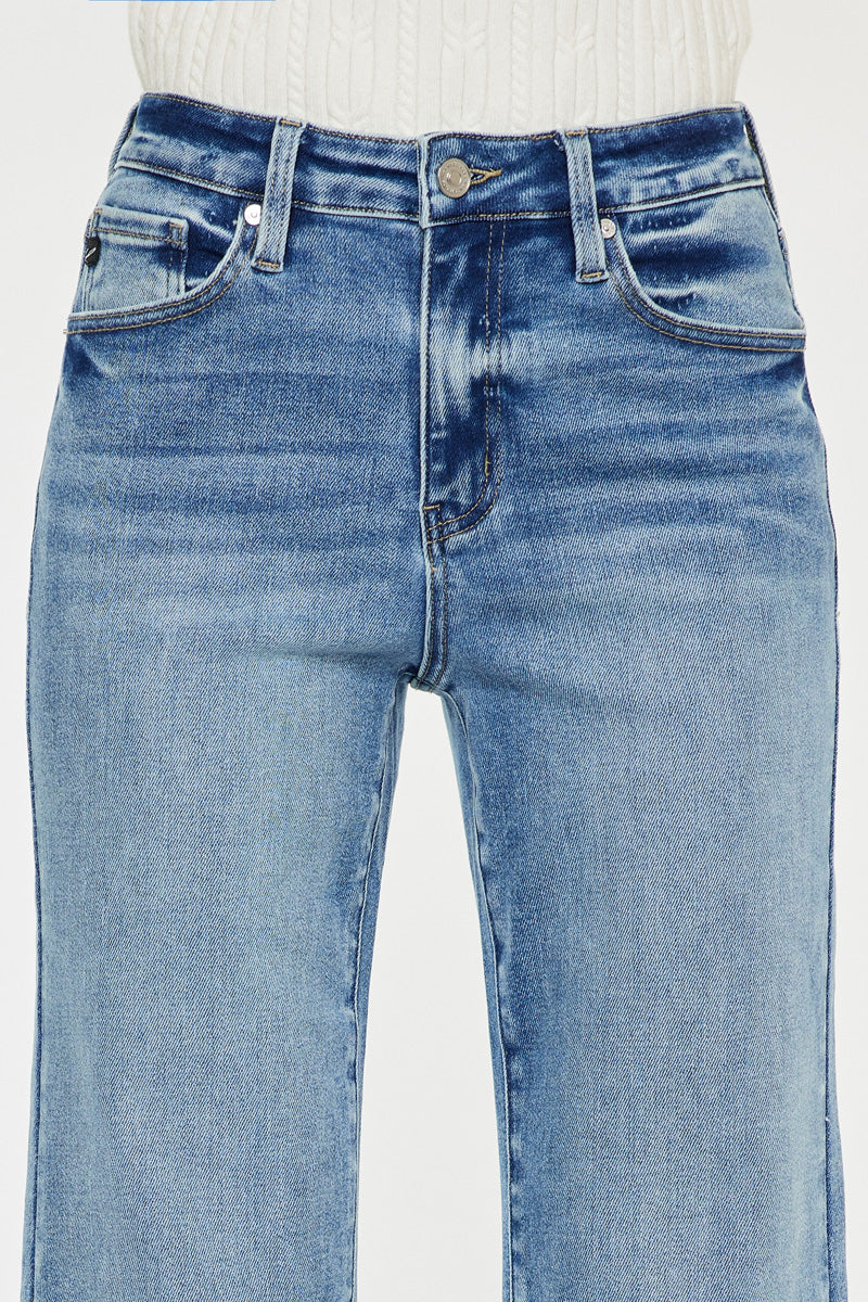 The Aaliyah High Rise Wide Flare Jean