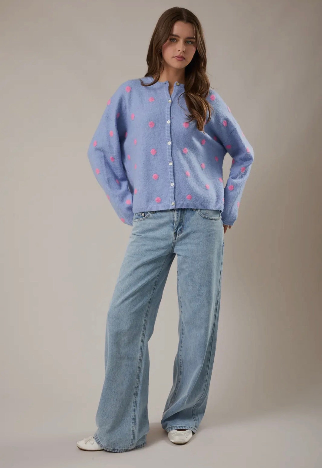 Polka Dot Cardigan